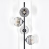 Ripoll Staande lamp Duidelijk, Rookkleurig, 4-lichts