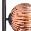 Ripoll Staande lamp Duidelijk, Koperkleurig, 4-lichts