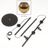 Ripoll Staande lamp Goud, 4-lichts