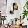 Ripoll Kogellampje, Wandlamp Chroom, Goud, Rookkleurig, 3-lichts