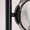 Koyoto Staande lamp 31 cm Chroom, Duidelijk, Rookkleurig, 6-lichts