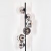 Koyoto Staande lamp 31 cm Chroom, Duidelijk, Rookkleurig, 6-lichts
