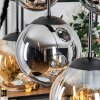 Gastor Hanglamp, Kogellampje, Hanglamp Amber, Rookkleurig, 6-lichts