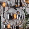 Gastor Hanglamp, Kogellampje, Hanglamp Duidelijk, Rookkleurig, 8-lichts