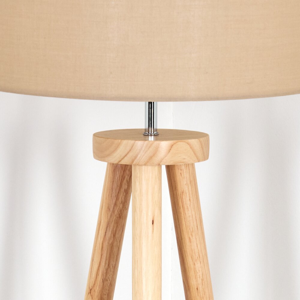 Soungou Staande lamp Chroom, Natuurlijke kleuren, 1-licht
