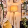 Soungou Staande lamp Chroom, Natuurlijke kleuren, 1-licht