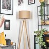 Soungou Staande lamp Chroom, Natuurlijke kleuren, 1-licht