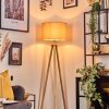 Soungou Staande lamp Chroom, Natuurlijke kleuren, 1-licht