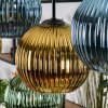 Koyoto Hanglamp, Kogellampje, Hanglamp Natuurlijke kleuren, Zwart, 8-lichts