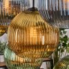 Koyoto Hanglamp, Kogellampje, Hanglamp Natuurlijke kleuren, Zwart, 8-lichts