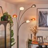 Nikkala Staande lamp Chroom, Zwart, 5-lichts