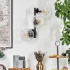 Koyoto Kogellampje, Wandlamp Duidelijk, 3-lichts