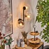 Koyoto Kogellampje, Wandlamp Duidelijk, 3-lichts