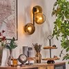 Koyoto Kogellampje, Wandlamp Goud, Duidelijk, 3-lichts
