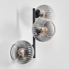 Koyoto Kogellampje, Wandlamp Duidelijk, Rookkleurig, 3-lichts