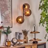 Koyoto Kogellampje, Wandlamp Koperkleurig, 3-lichts