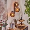 Koyoto Kogellampje, Wandlamp Koperkleurig, 3-lichts