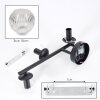 Ripoll Kogellampje, Wandlamp Duidelijk, 3-lichts