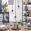 Ripoll Hanglamp, Kogellampje, Cluster hanglamp Duidelijk, 3-lichts
