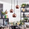 Koyoto Hanglamp, Kogellampje, Cluster hanglamp 30 cm Koperkleurig, 3-lichts
