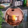Koyoto Hanglamp, Kogellampje, Cluster hanglamp 30 cm Koperkleurig, 3-lichts