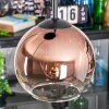 Koyoto Hanglamp, Kogellampje, Cluster hanglamp 30 cm Duidelijk, Koperkleurig, 3-lichts