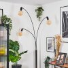 Codecro Staande lamp Chroom, Zwart, Wit, 3-lichts