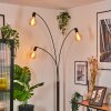 Codecro Staande lamp Chroom, Zwart, Wit, 3-lichts