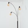 Codecro Staande lamp Chroom, Zwart, Wit, 3-lichts