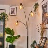 Codecro Staande lamp Chroom, Zwart, Wit, 3-lichts
