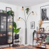Codecro Staande lamp Chroom, Zwart, Wit, 3-lichts