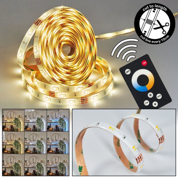 Melor LED-strip LED Wit, 1-licht, Afstandsbediening