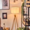 Soungou Staande lamp Chroom, Natuurlijke kleuren, 1-licht