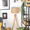Soungou Staande lamp Chroom, Natuurlijke kleuren, 1-licht