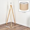 Soungou Staande lamp Chroom, Natuurlijke kleuren, 1-licht