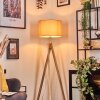 Soungou Staande lamp Chroom, Natuurlijke kleuren, 1-licht