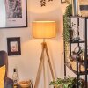 Soungou Staande lamp Chroom, Natuurlijke kleuren, 1-licht