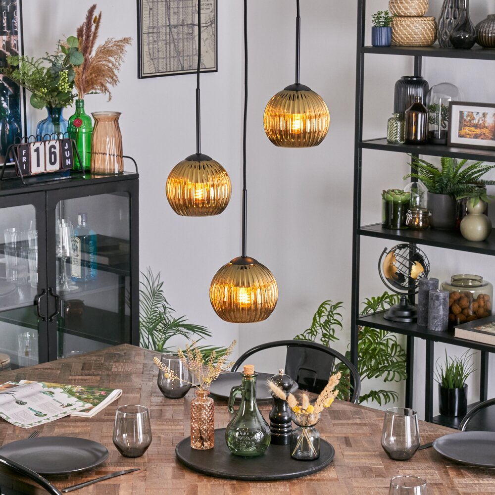 Koyoto Hanglamp, Kogellampje, Cluster hanglamp Goud, 3-lichts main product photo
