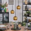 Koyoto Hanglamp, Kogellampje, Cluster hanglamp 30 cm Goud, 3-lichts