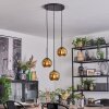 Koyoto Hanglamp, Kogellampje, Cluster hanglamp 30 cm Goud, 3-lichts