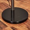 Bassagoda Staande lamp Nikkel mat, Zwart, 3-lichts