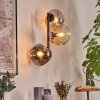 Ripoll Kogellampje, Wandlamp Amber, Duidelijk, Rookkleurig, 3-lichts