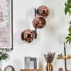 Ripoll Kogellampje, Wandlamp Koperkleurig, 3-lichts