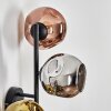 Ripoll Kogellampje, Wandlamp Chroom, Goud, Koperkleurig, Rookkleurig, 3-lichts
