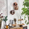 Ripoll Kogellampje, Wandlamp Duidelijk, Koperkleurig, 3-lichts Ripoll Kogellampje, Wandlamp Duidelijk, Koperkleurig, 3-lichts