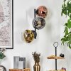 Ripoll Kogellampje, Wandlamp Chroom, Goud, Duidelijk, Koperkleurig, Rookkleurig, 3-lichts