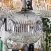 Ripoll Hanglamp, Kogellampje, Hanglamp Natuurlijke kleuren, Zwart, 8-lichts