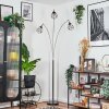 Yaak Staande lamp Nikkel mat, Zwart, 3-lichts