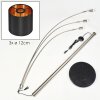 Alsen Staande lamp Nikkel mat, Zwart, 3-lichts Alsen Staande lamp Nikkel mat, Zwart, 3-lichts