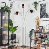 Alsen Staande lamp Nikkel mat, Zwart, 3-lichts Alsen Staande lamp Nikkel mat, Zwart, 3-lichts